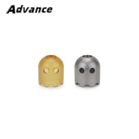 Resin/Titanium Alloy Cute Ghost Shape Bead Paracord Umbrella Rope Outdoor EDC Beads