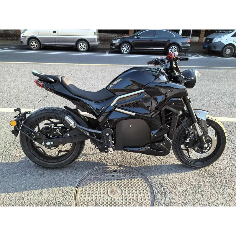 2025 أحدث عالية السرعة 3000 واط الكهربائية سباق الدراجات النارية 72 فولت محور عجلات المحرك 40 أمبير بطارية ليثيوم 100 كم/ساعة سرعة 70 كجم المدى الكهربائية #5