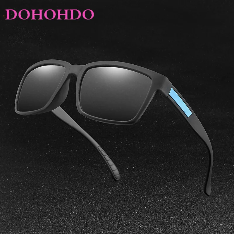 

DOHOHDO Driving Selection Rectangle Photochromic Polarized Men Sunglasses Women Car Driving Safe Polarizing Male Sun Glasses