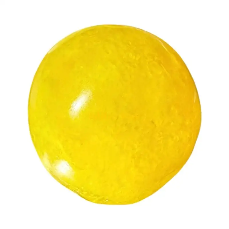 Y4QA TPR Shaved Ice Texture Handmade Squeeze Ball Relaxing Anti Anxiety Toy For Children Classroom Adults
