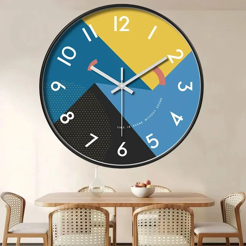 ساعة حائط صامتة غير موقوتة لتزيين غرفة المعيشة ، على الطراز الاسكندنافي ، الطعام ، المطعم ، المقهى ، الديكور ، غرفة النوم ، 8 بوصة