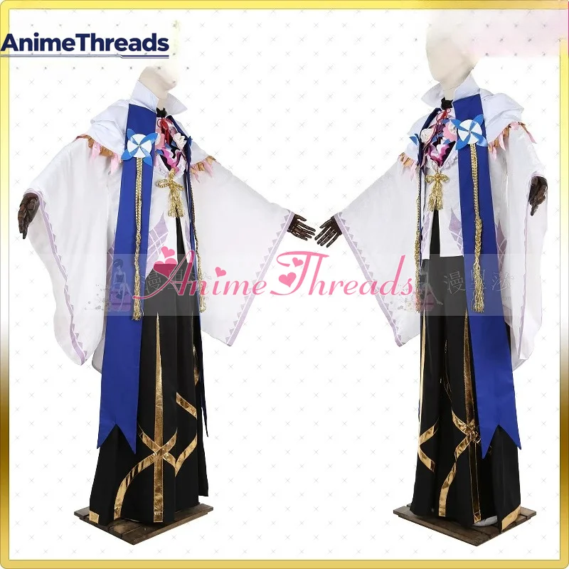 Personalización de traje de cosplay de Fate/Grand Order FGO Merlin Caster, conjunto completo