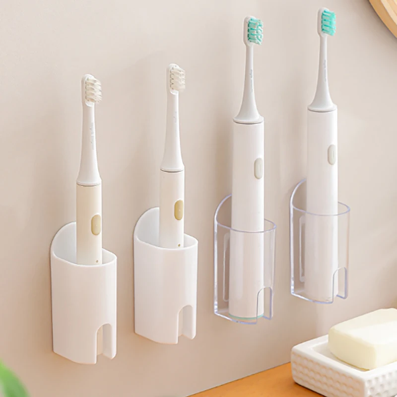 Electric Toothbrush Holder Stand Rack Wall-Mounted Toothbrush Holder Space Saving Bathroom Organizer Accessories