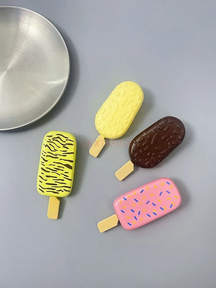 Simulated Ice Cream Chocolate Ice Cream Creative Matcha Hair Clip Side Clip
