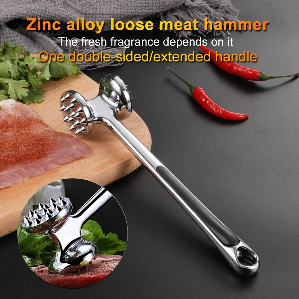 Martillo de carne para picar carne, utensilio creativo para cocinar, suave y esponjoso, utensilios de cocina