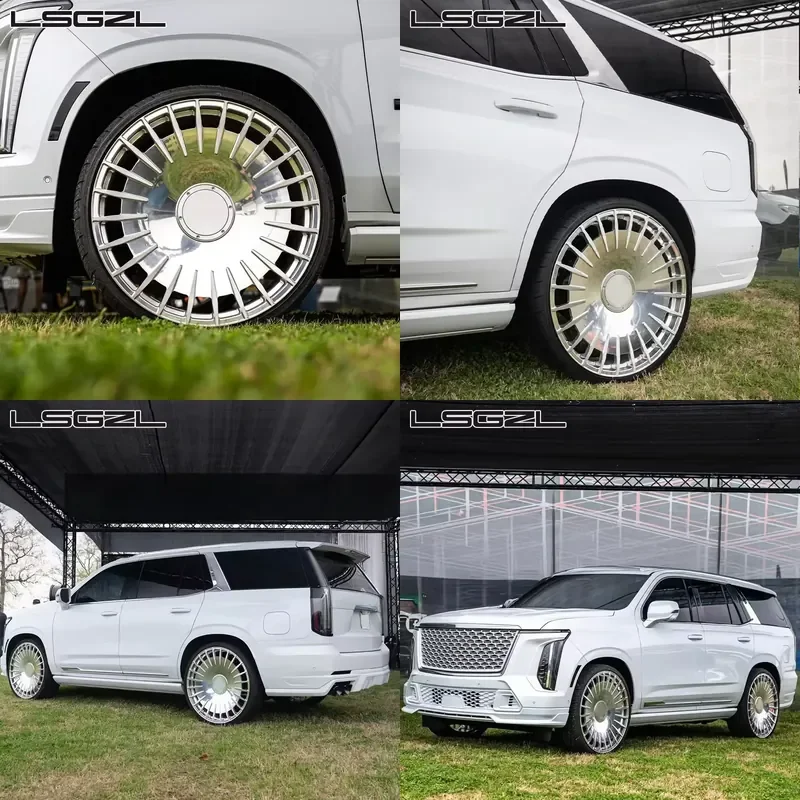 Rines Monoblock Forjados i, 5x112, 5x114.3, 5x120.65, 5x127, 6x139.7, Rines Personalizados para Autos de Carreras, Rines Billet de 18, 19, 20, 21 y 22 Pulgadas
