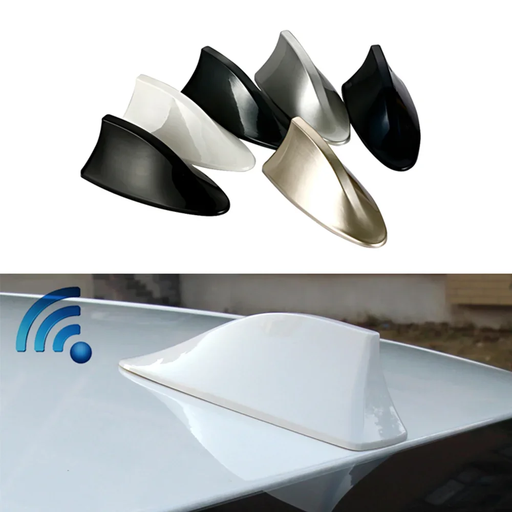 Car Shark Fin Antenna Top Waterproof FM/AM Signal Radio Aerial Antenna For Hyundai Tucson Elantra Solaris Accent I30 Ix35 HB20