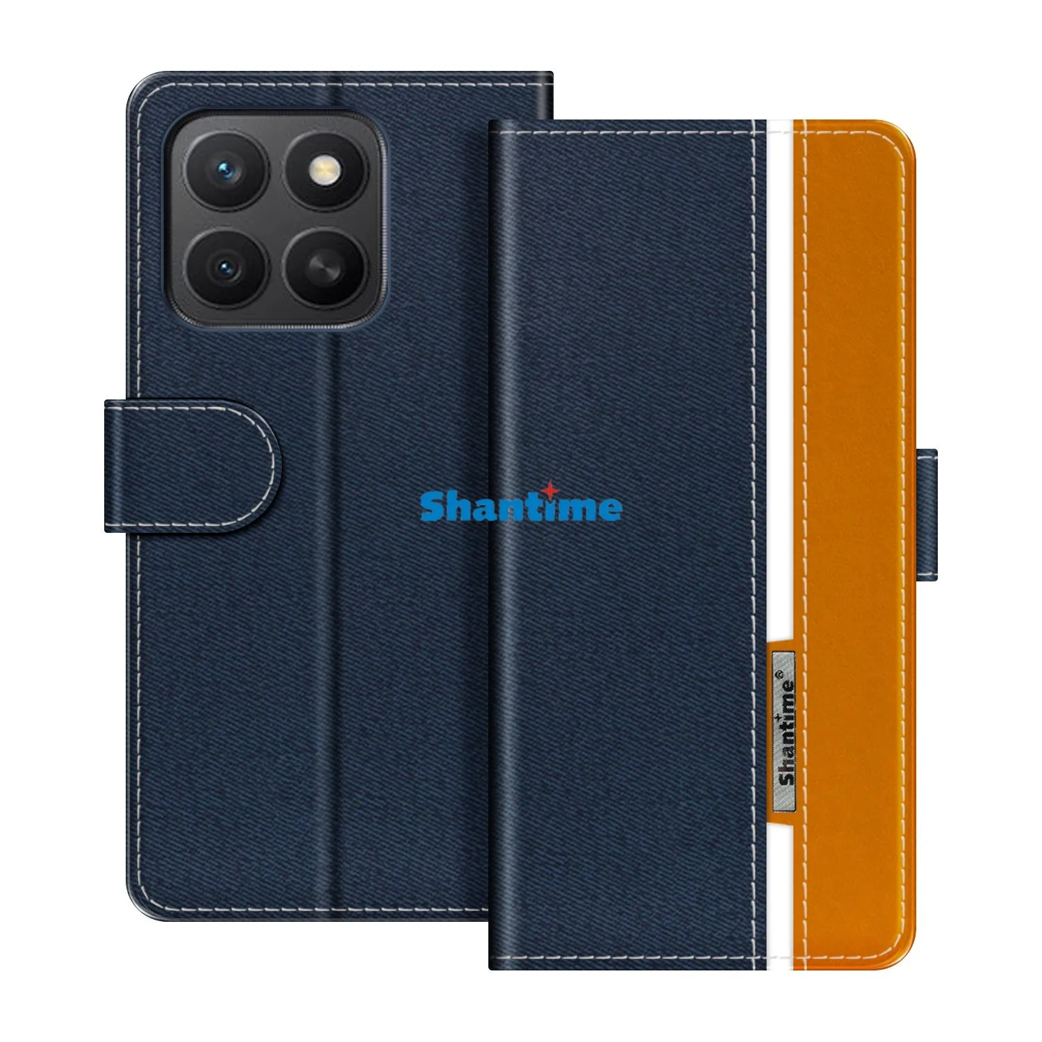 

compatible with Huawei Honor X8C 4G protective case book wallet cell phone cover folding case stand cell phone case