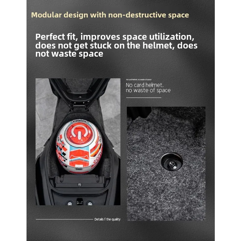 motorbike Accessories For YAMAHA TMAX 530 560 Motorcycle Rear Trunk Cargo Liner Protector Seat Bucket Pad Helmet Protector