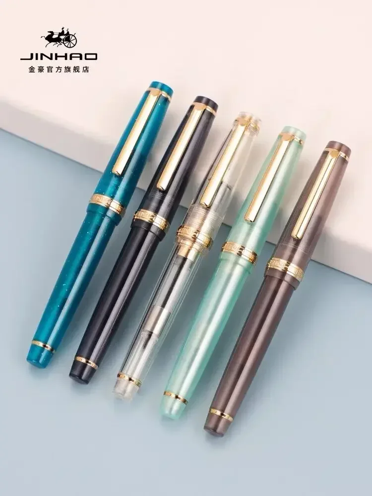 Jinhao 82 Füllfederhalter, neue Farbe, luxuriöse, elegante Stifte, 0,7/0,5/0,38 mm, extrafeine Spitze, Schreiben, Büro, Schulbedarf, Schreibwaren – Detail 11