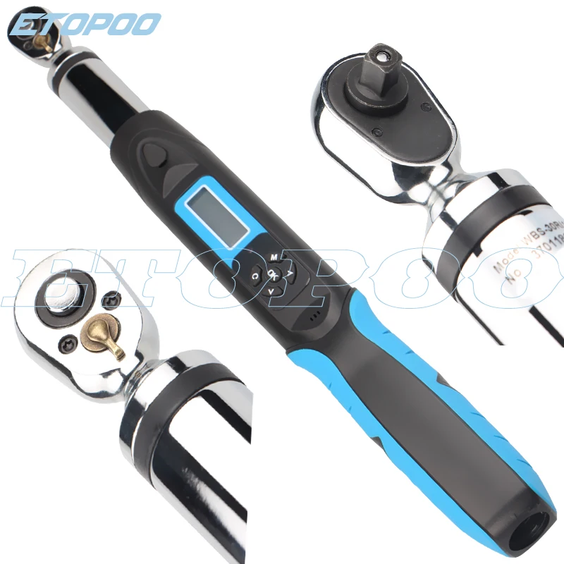 ETOPOO WBS-200(1/2) Preset Digital Display Torque Wrench Hand Repair Tool For Car Motorcycle