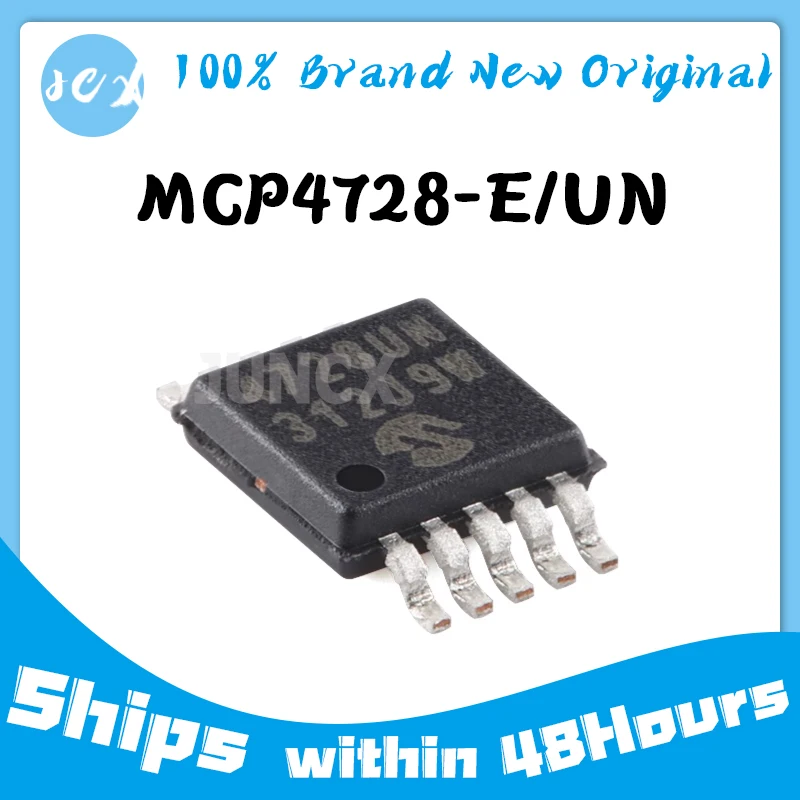 100% New MCP4728-E/… - image
