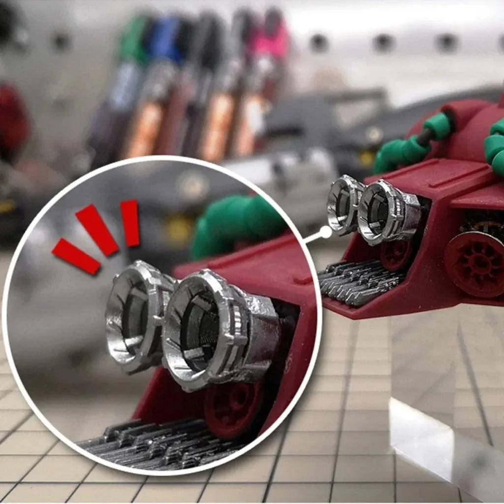 MSWZ HS001-HS006 건담 군용 건프라 모델 빌딩을위한 메카 갑옷 맞춤형 디테일링 부품 DIY 취미 업그레이드 키트 멀티 사이즈