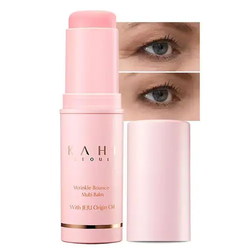 Imagen 2 del producto KAHI Multi Balm Stick, Bálsamo Multiusos Coreano para el Cuidado de la Piel, Bálsamo Hidratante Antiarrugas, Bálsamo Hidratante Diario para el Rostro, Stick Hidratante