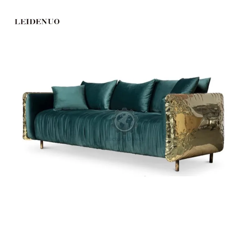 

Custom Modern Luxury Fabric Sofa Villa Classic Living Room Furniture Sofa