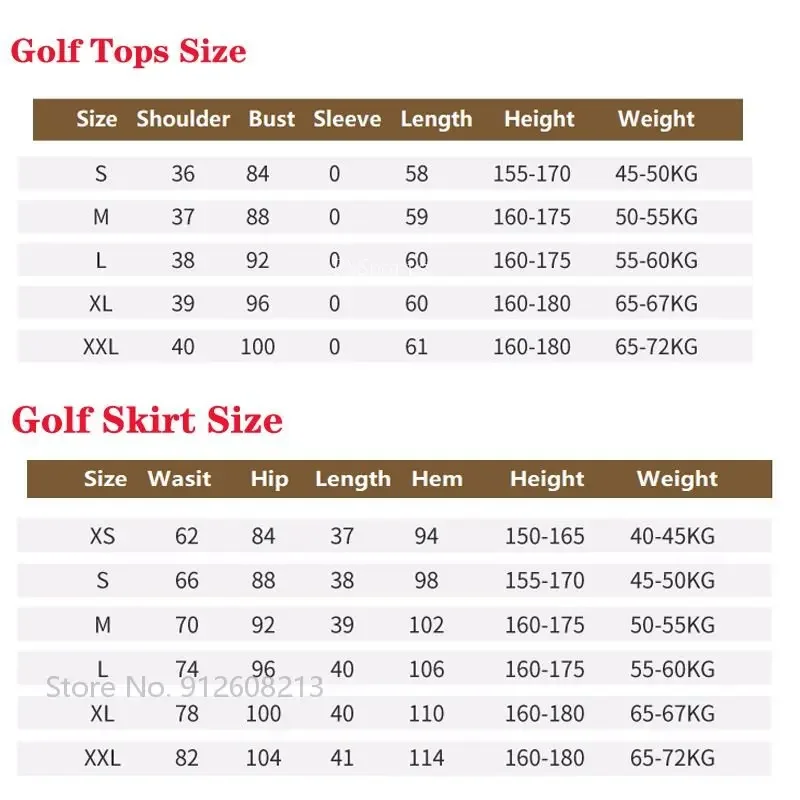 DK Golf Apparel Women\'s Autumn Winter Knitted Vest Round Neck Sweater Tops Ladies Slim Split Sports Skirt Warm Pencil Skort Suit