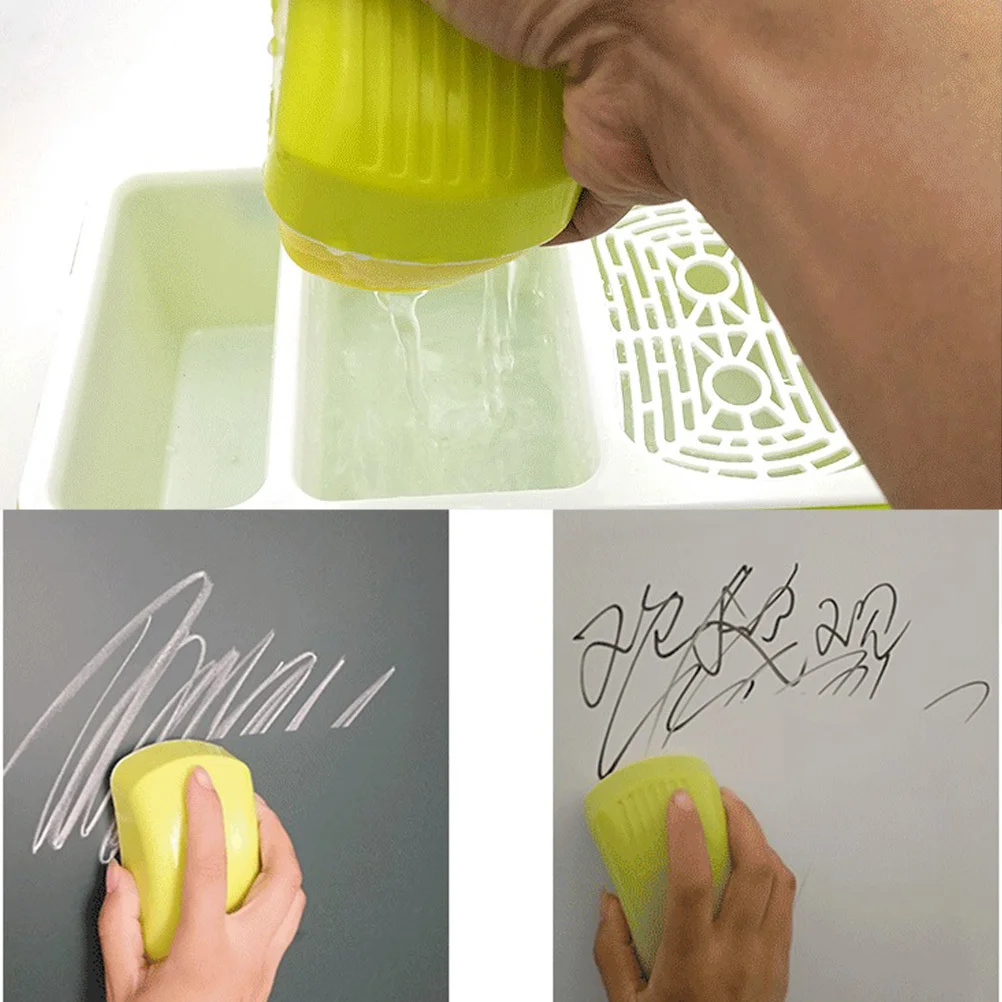 

Erasers Board Cleaner Blackboard Yellow School Supplies Practical Chalkboard Wiper