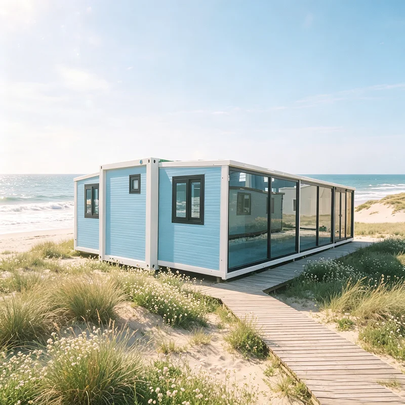 Expandable Prefab Container Home Custom Layout 2-3 Bedrooms
