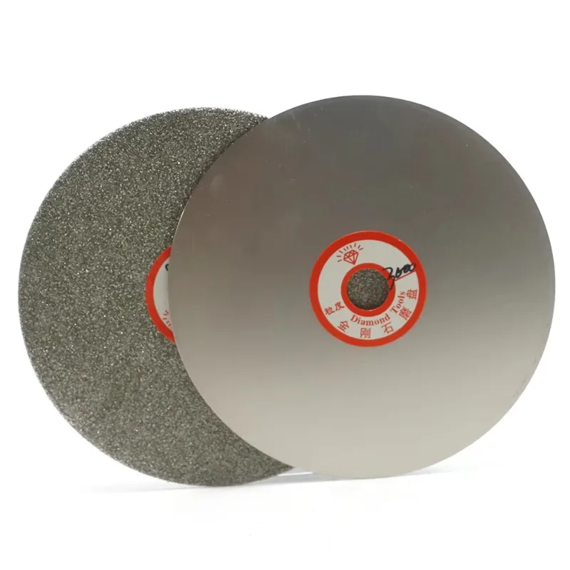 10 pieces per set 600# 100MM Diamond Grinding Disc Round Gem Polishing Plate Jewelry Processing Tools