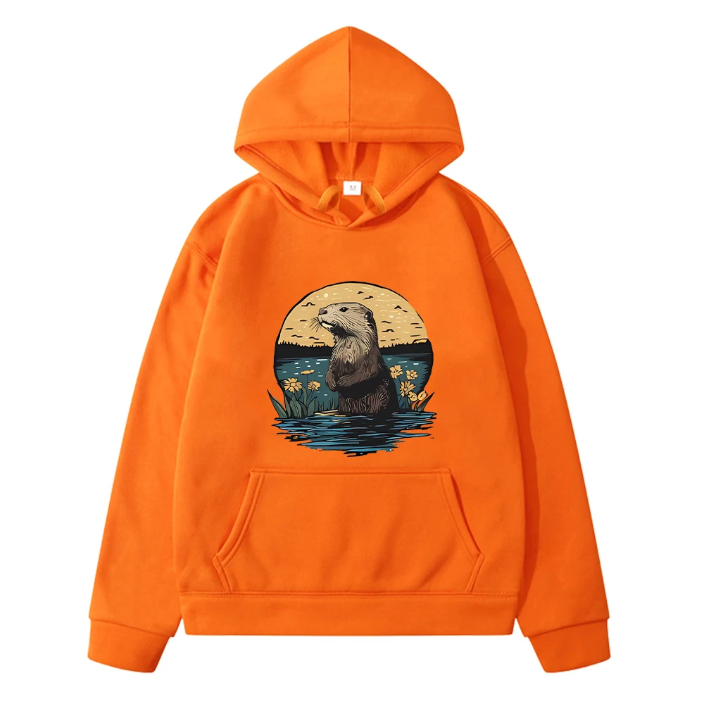 أنيمي هوديي Monterey Bay حوض السمك البحر قضاعة طباعة Kawaii جاكيت من الصوف الخريف الصبي هوديس البلوز البلوز الاطفال ملابس فتاة #4