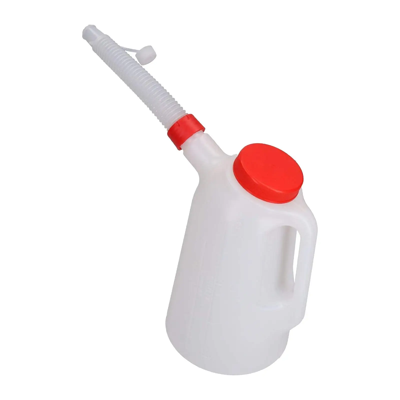 Oil Measuring Jug Oil Pot W/ Lid with Long Spout for Automotive Vehicle