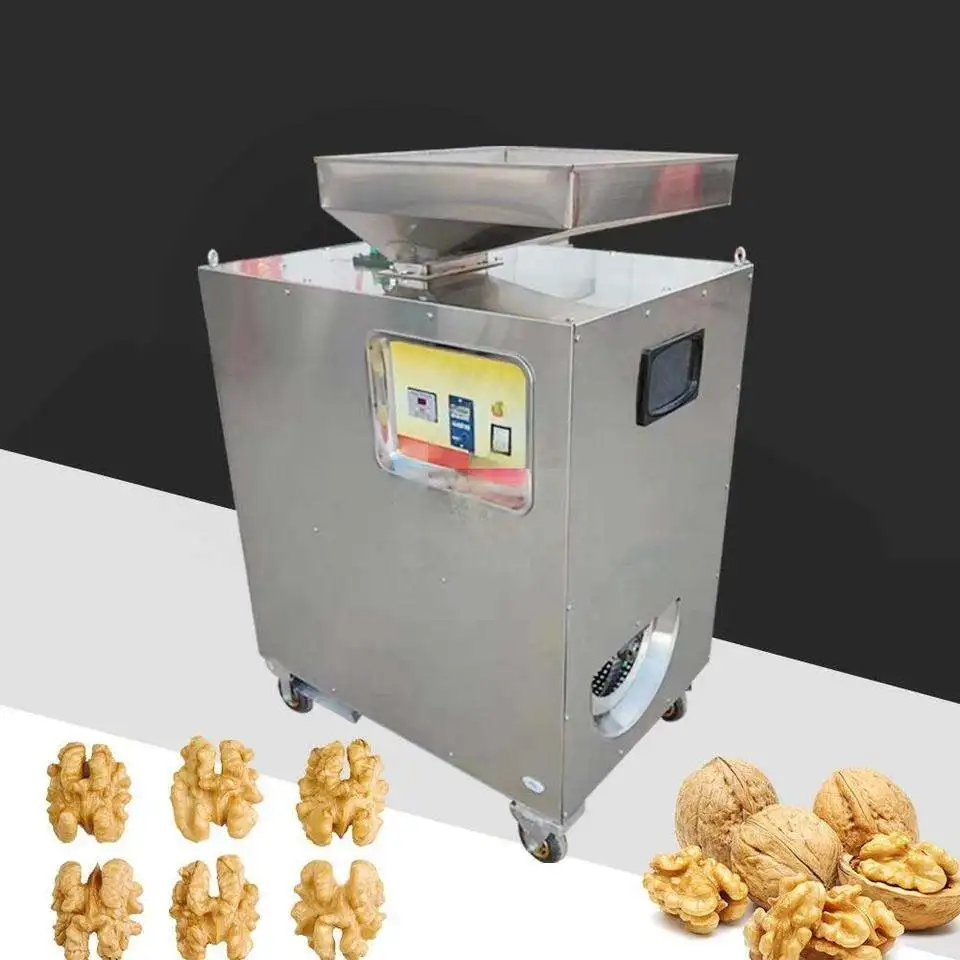 CG Machinery Stainless Steel Walnut Shelling & Cracking Machine Dry Processing Model