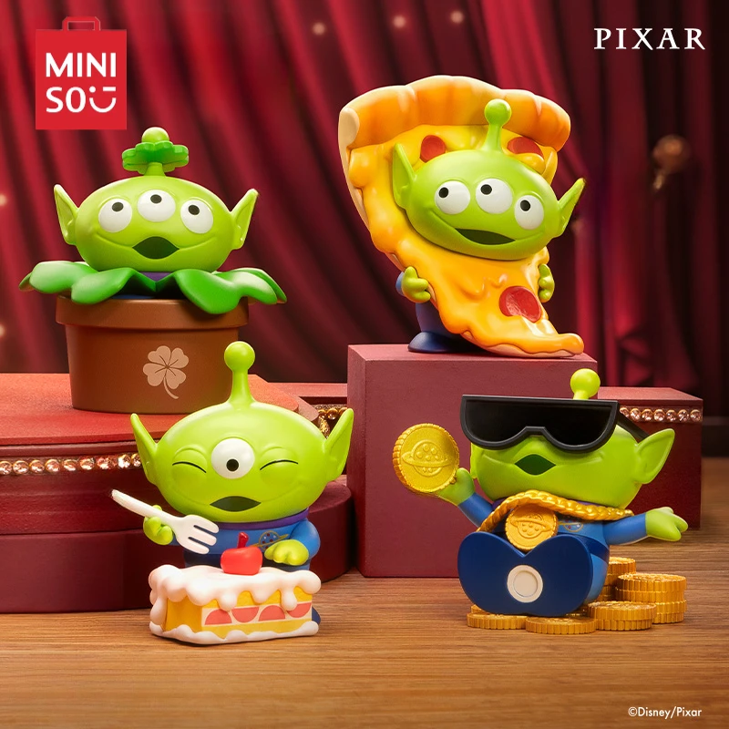 Miniso Disney Pixar Alien Immersive Experience Series Blind Box Figure Desktop Scene Ornament Creative Children's Birthday Gift