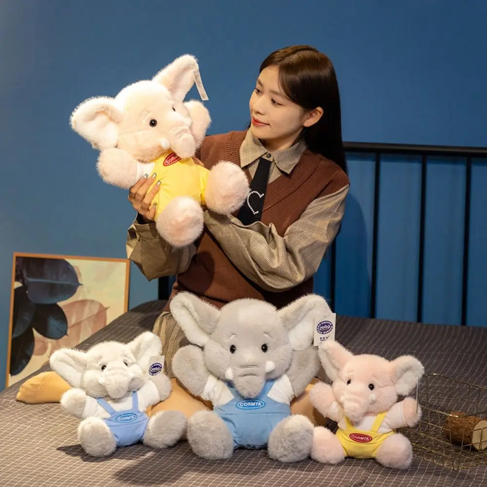 

PP Cotton Elephant Plush Doll Soft Fluffy Hugging Plush Toy Comfortable 23cm/32cm Stuffed Elephant Toy Home Decor