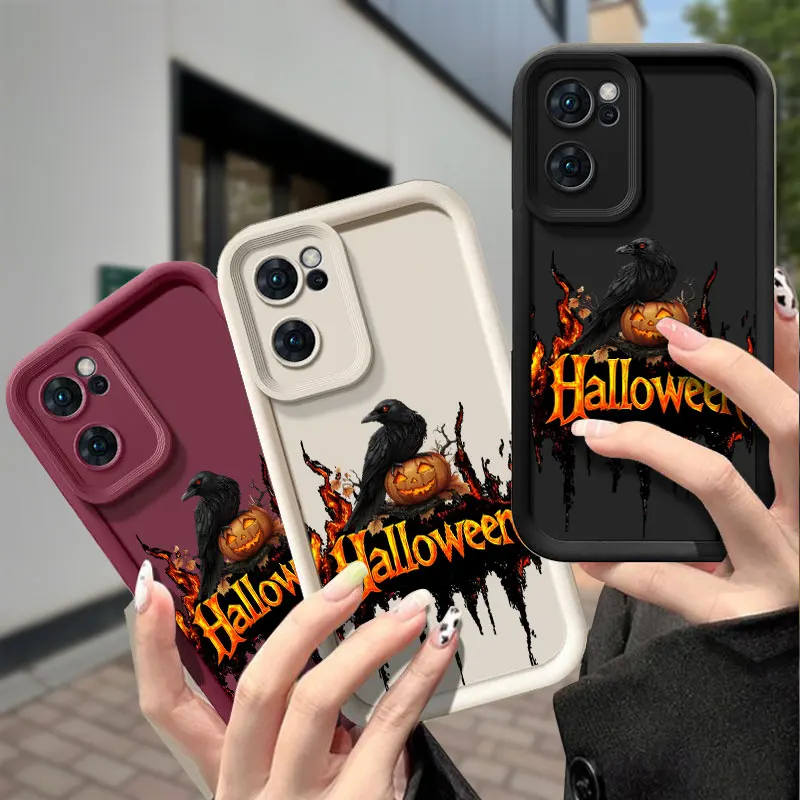 Чехол для телефона «Хэллоуин Ворона» для OPPO A3Pro A5 A5X A17 A38 A58 A60 A76 A78 F29 Reno 7 Z 8 T 10 11 11 12 13 14 F PRO Soft Cover Чехол для телефона «Хэллоуин Ворона» для OPPO A3Pro A5 A5X A17 A38 A58 A60 A76 A78 F29 Reno 7 Z 8 T 10 11 11 12 13 14 F PRO Soft Cover