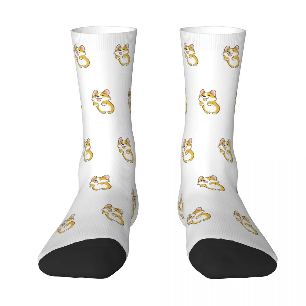 

Pembroke Corgi Socks Harajuku Super Soft Stockings All Season Long Socks Accessories for Man's Woman's Christmas Gifts