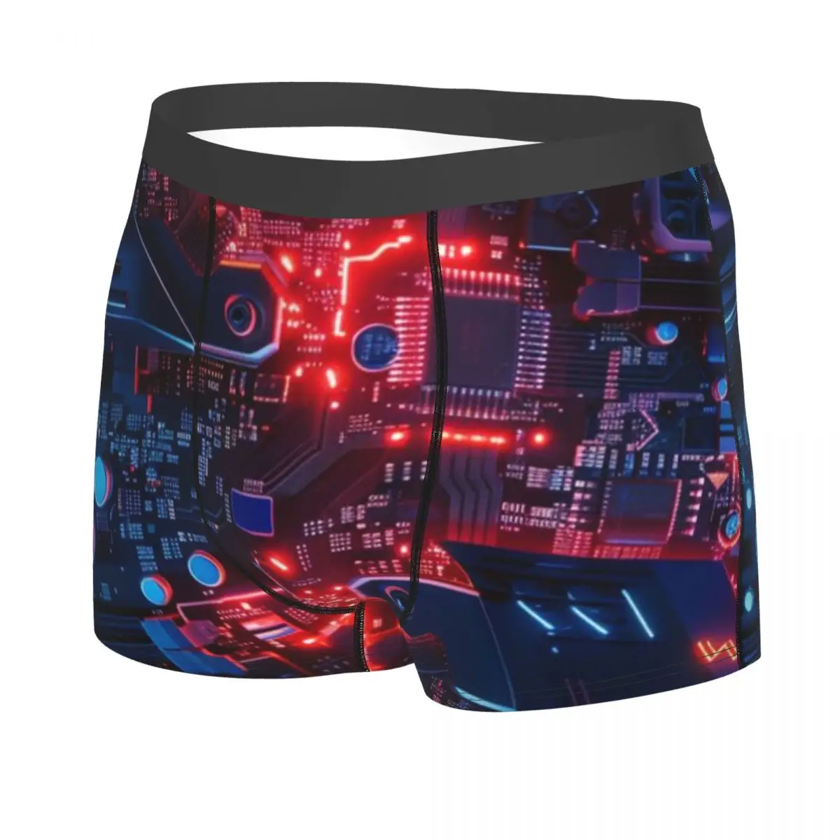 Mechanical Punk Shorts Men's Underwear Sexy Panties Cotton Fashion Underwear Stretch