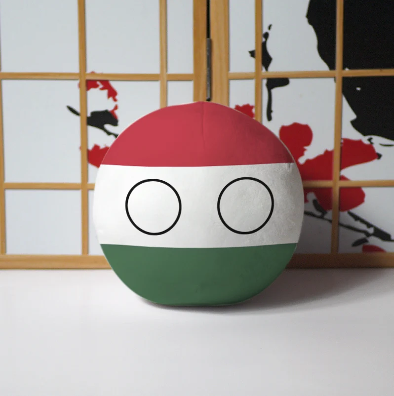 Polandball Plush Doll Pakistan‎ Dahomey Somalia Ethiopia Hungary Angola Austria Countryball Stuffed Pillow Pendant Cosplay Gift