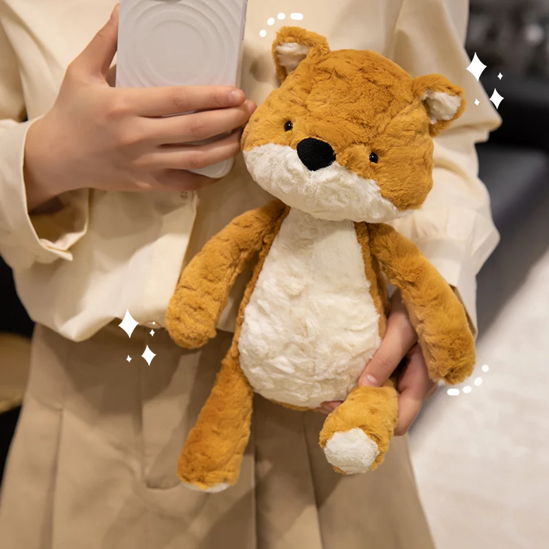 

Playmate Pairing Plush Panda Fox Monkey Doll Dog Cat Pillow Cushion Bear Animal Soft Gift For Children