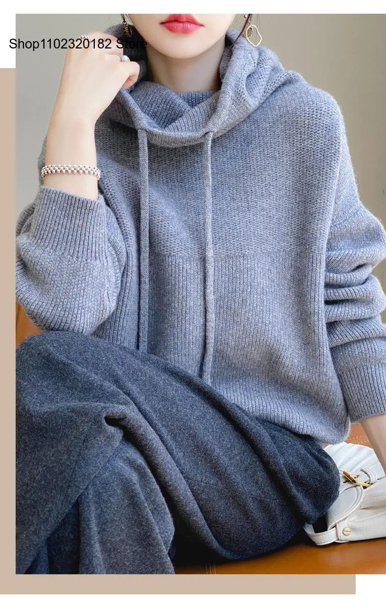 Autumn Winter Korean Women's Pullover Sweater Long-sleeved Knitting Temperament Ladies Jumper Sweater Tops