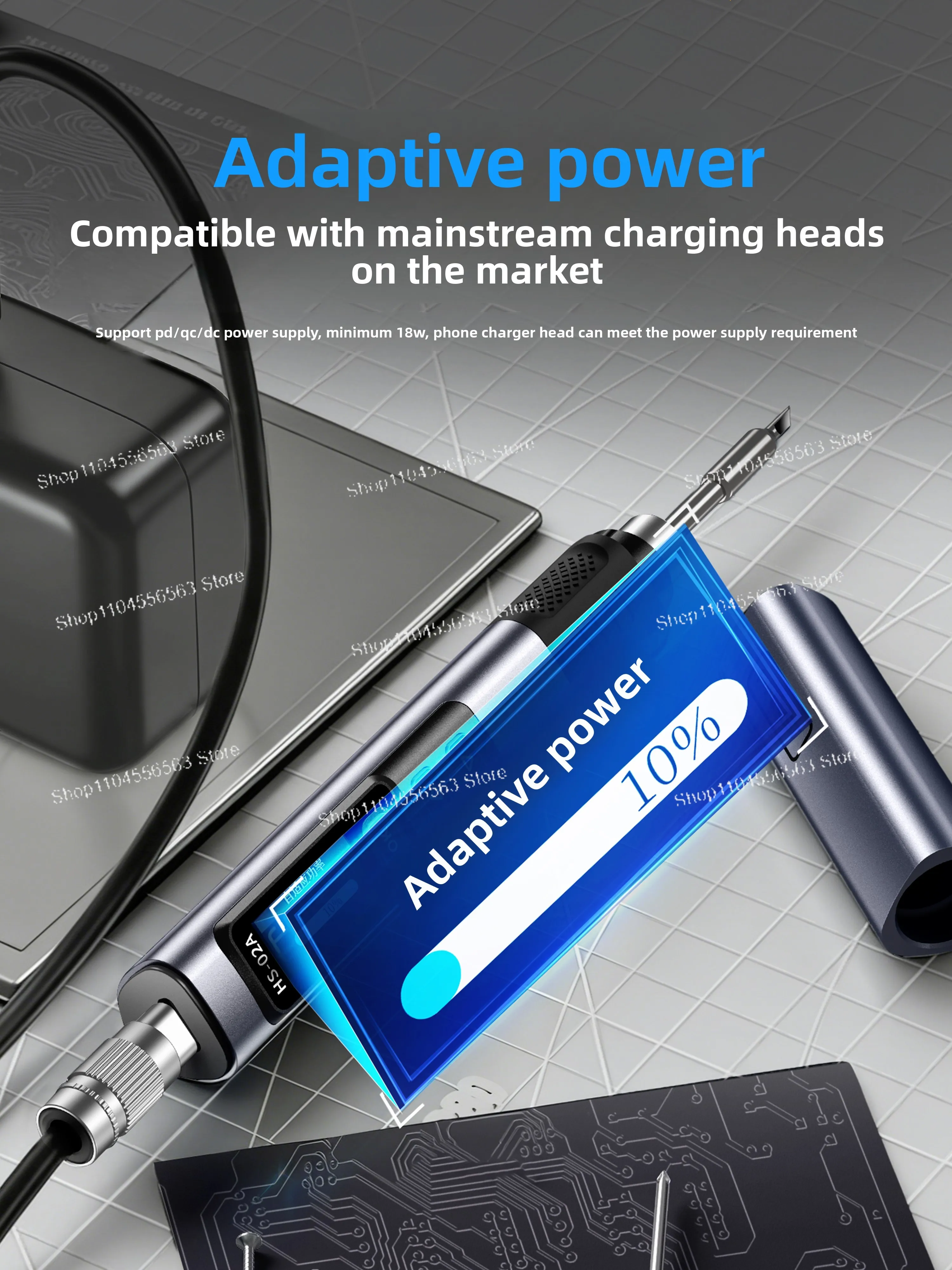 Smart Soldering Iron Kit HS02 - огляд і ціна Diy Electronics Workstation