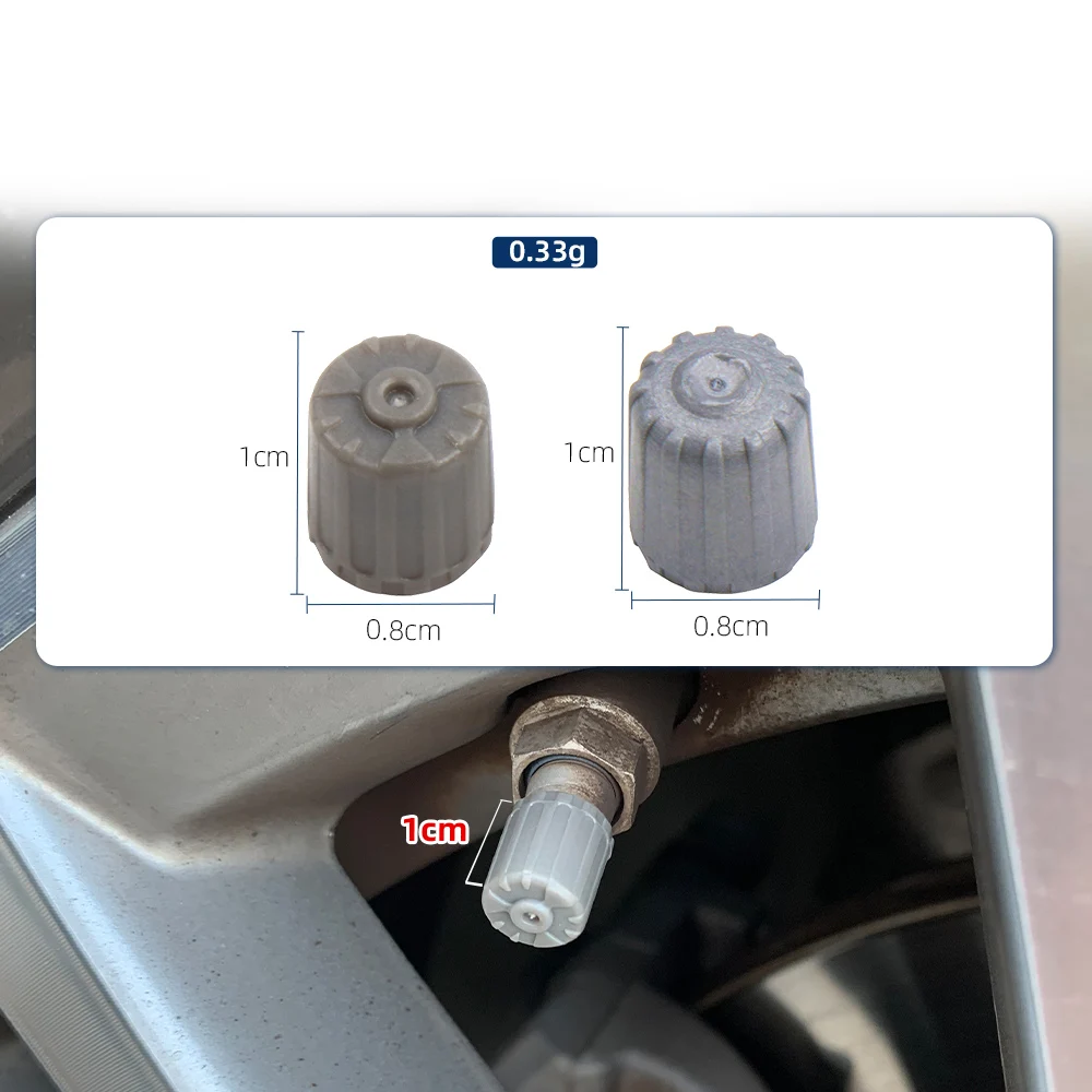 36121120779 For Mercedes-benz  BMW Round Head Flat Head Valve Cap Prevent Air Leakage E87 F30 F34 F48 W169 W204