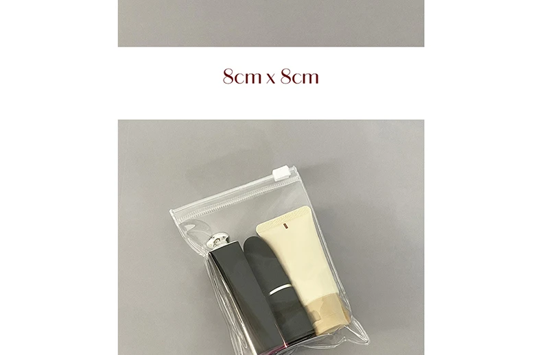 10/20PCS Transparent Plastic Pouches PVC Zipper Bag For Jewelry Bracelet Necklace Earrings Gift Storage Small Business Packages