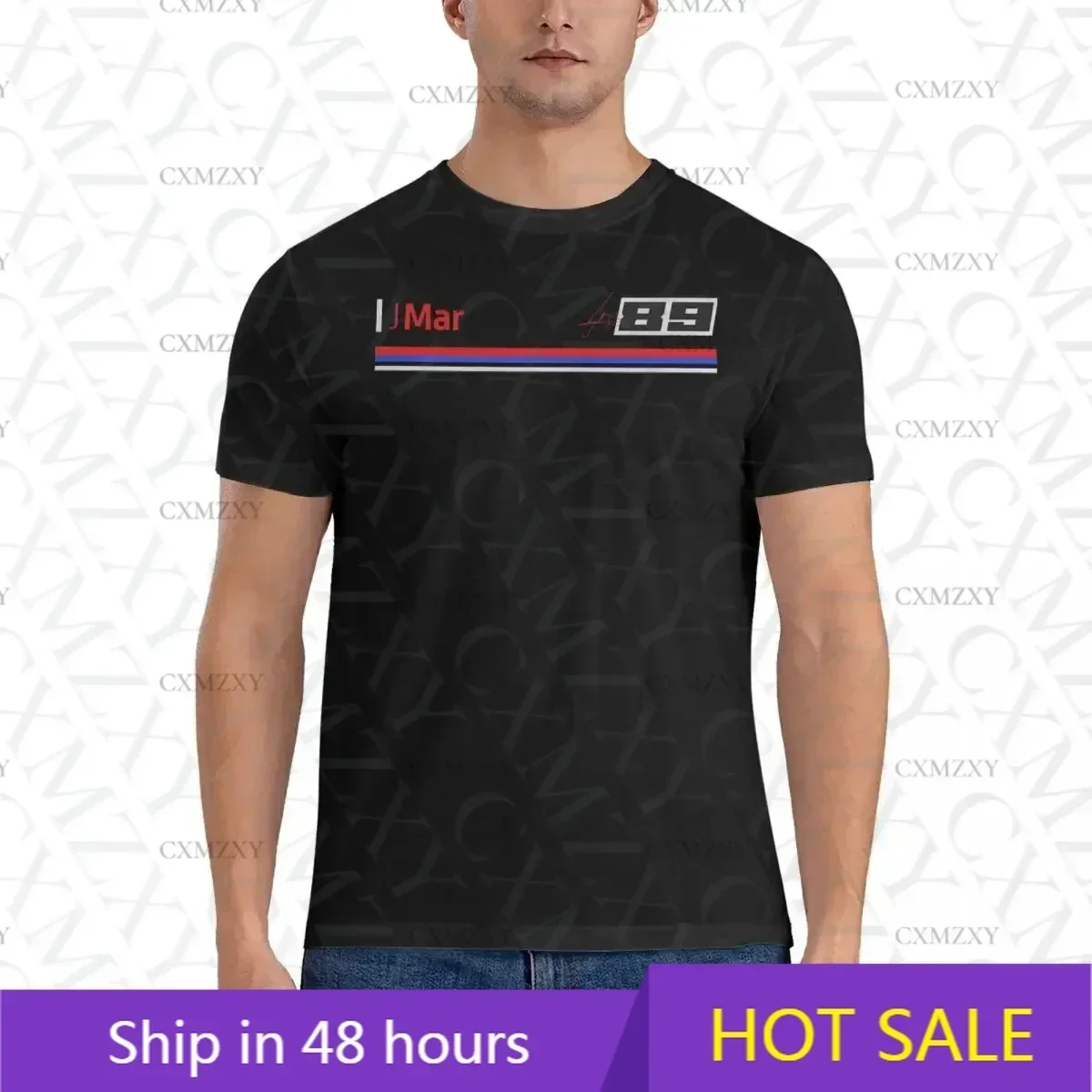 

2024 Funny Jorge Martin 89 T-Shirts Men Crew Neck 100% Cotton T Shirt MOTO The GP Short Sleeve Tees Unique Clothes