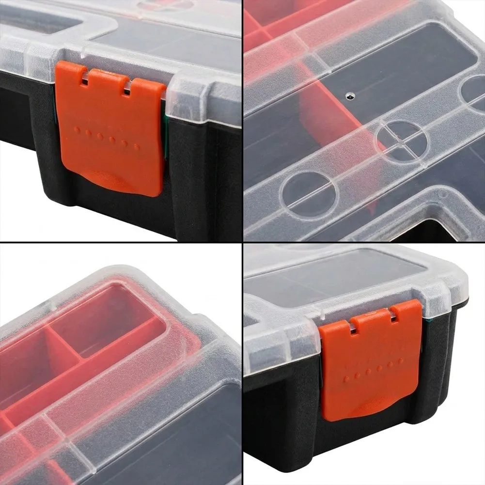 Adjustable Storage Box Hardware Parts Organizer For Personal Use For Everyday Work Customizable Compartments Sturdy And Reliable