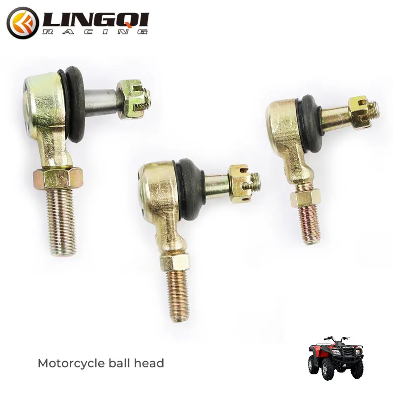 LINGQI M10 M12 Steering Shaft Tie Rod ATV Motorcycle Ball Joint Head For 4 Wheel Go Kart UTV Quad 50cc 250cc Modification