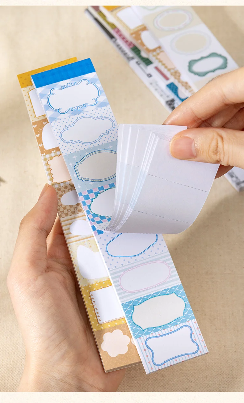 Journal GO 30-seitiges Buch mit niedlichen Randetiketten, Schreibpapier, dekorativen Rahmen und Aufklebern für Journaling, Scrapbooking und Planung. – Detail 13