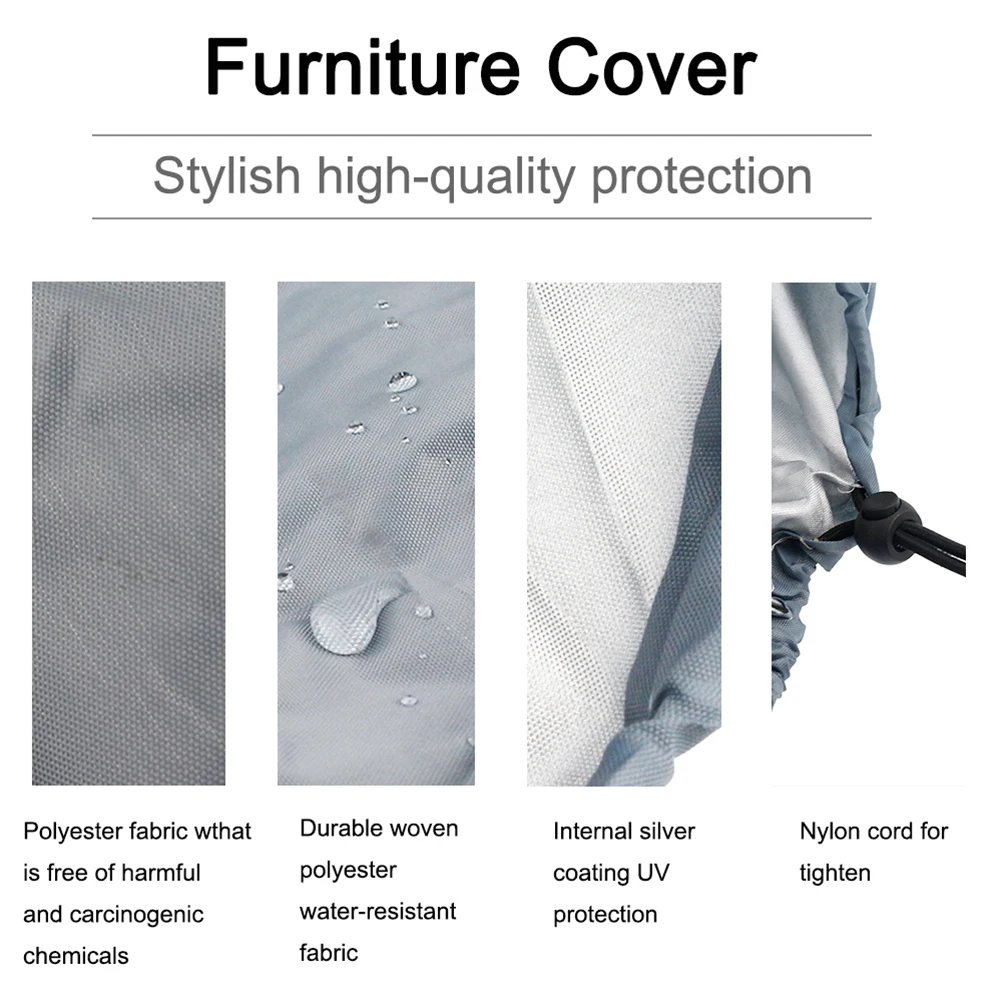 

Furniture Cover Waterproof Swing Protective Outdoor Garden Dustproof Snowproof Thick Cloth Foldable Easy Clean Gift
