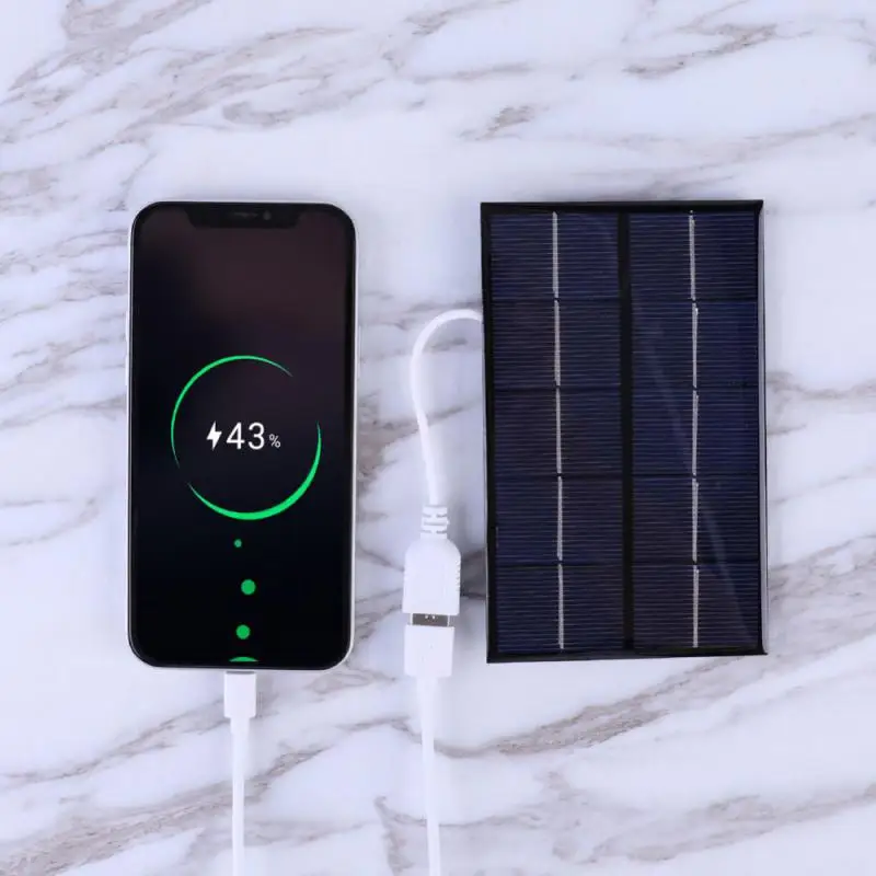 USB Solar Panel DIY Solar Charger Battery/Mobile Phone DIY Solar Charging Generator Accessories ﻿
