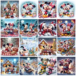 Disney Diamond Painting Kit Cartoon Colorful Diamond Embroidery Michimini Handmade DIY Mosaic Home Decoration Children's Gift