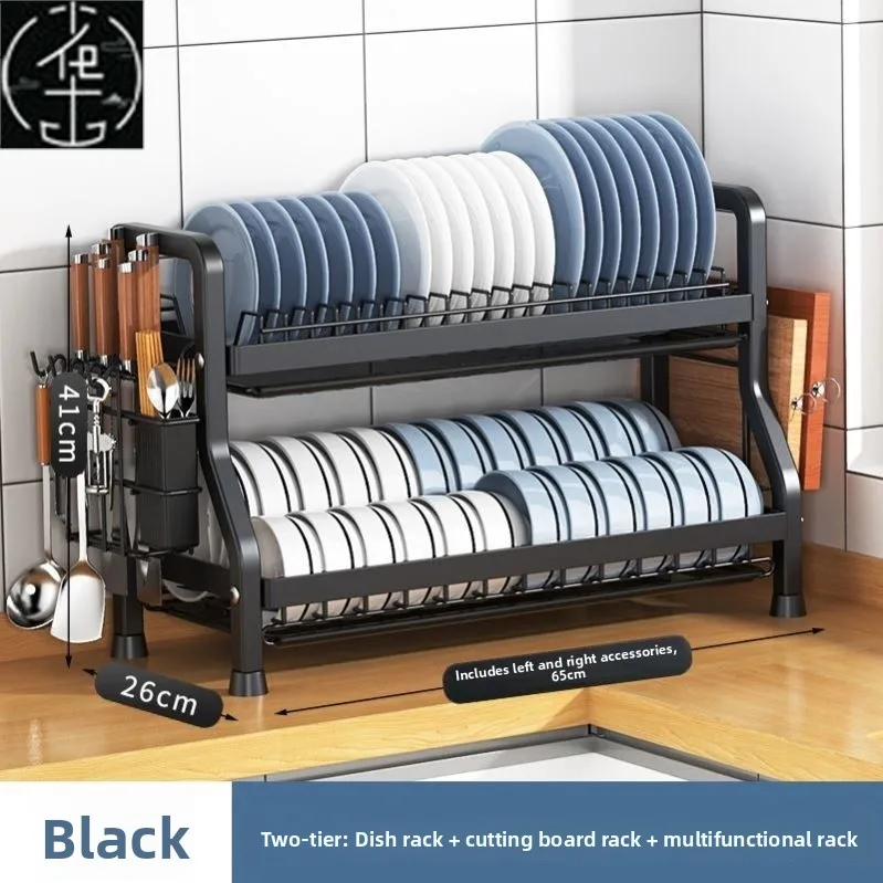 3-poziomowy organizer na talerze do kuchni, bez marki, bez ochrony podstawowej, wypełnienie jedwabne, wyprodukowany w Chinach, zima 2024