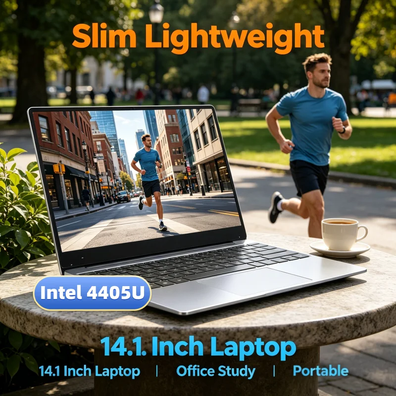 

Home Office Multifunctional 14.1 Inch Ultra Thin Laptop 2026 Win11 Intel 4405U 16GB DDR4 RAM 2TB SSD