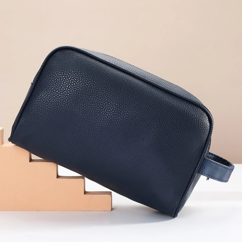 Cosmetic Bags Women Fashion Solid Color Handheld Wash Makeup Bag Ladies Portable Travel Storage Lipstick Organiser Bags