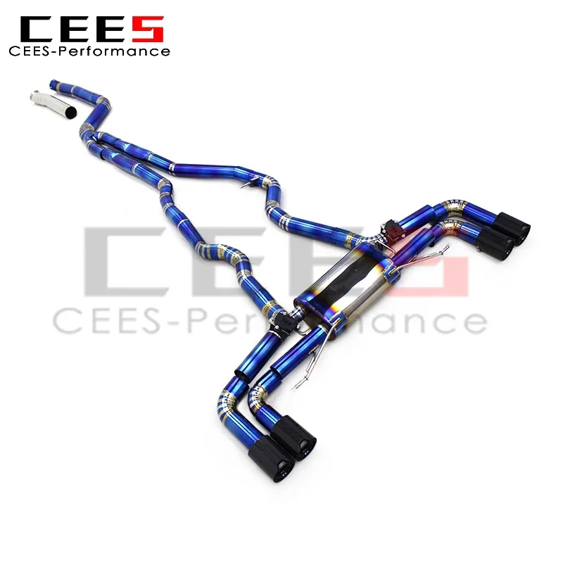 

Выхлопные трубы CEES для BMW M240/M240i G42 3.0T 2017-2025 Valvetronic, глушитель Catback, выхлопная система, MP насадки