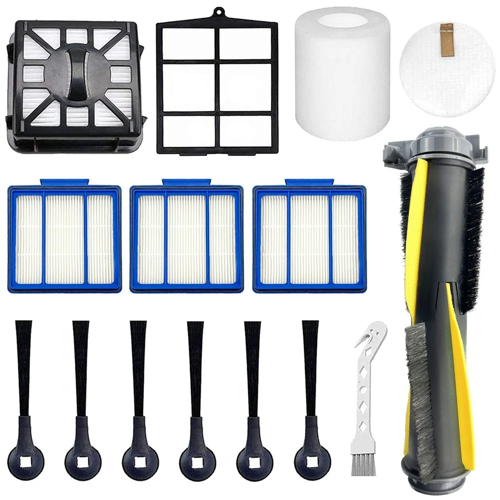 

Active!14PCS Replacement Parts for Shark IQ RV1001AE RV101 Robot Vacuum Foam Felt Filter Self-Clean Base Accessories