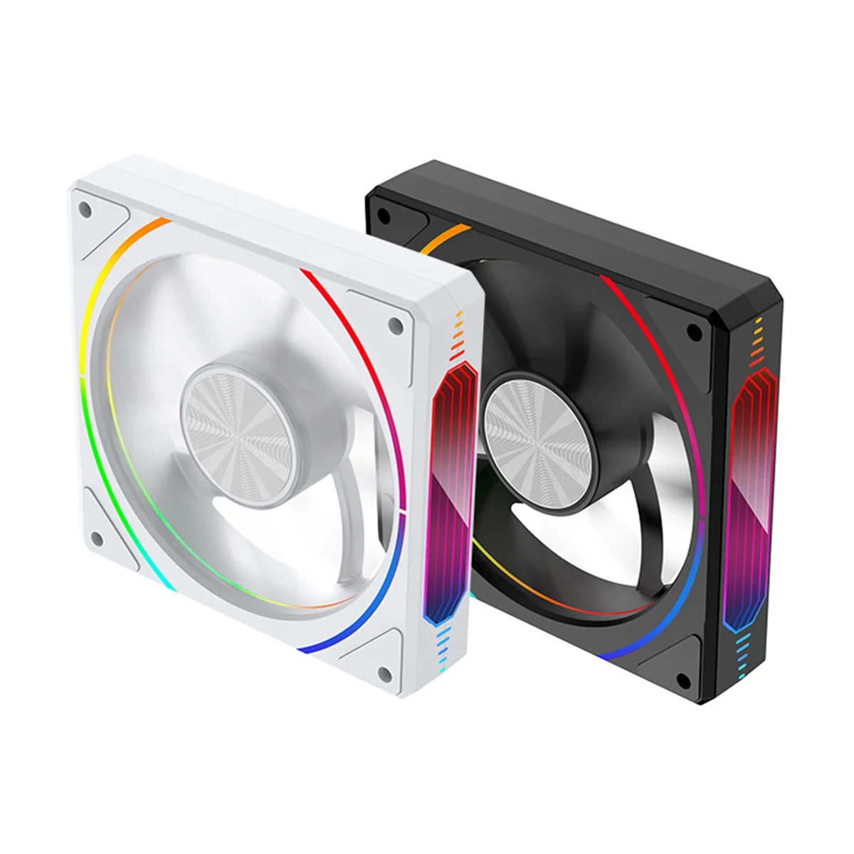 ARGB Case Fan 120mm 5V 3Pin PWM Silent PC Computer Case Cooling Fan CPU Cooler for Desktop Computer White